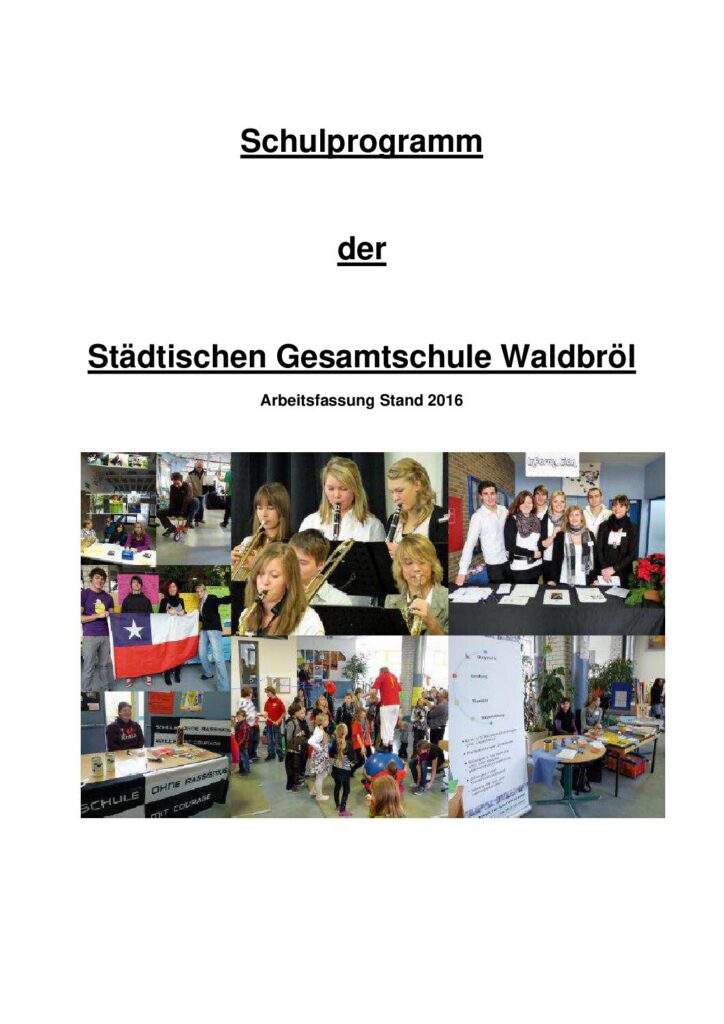 Schulprogramm Stand 2016