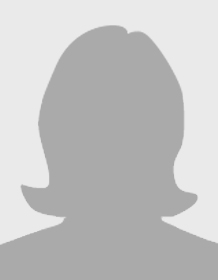 Silhouette einer Person mit langen Haaren auf grauem Hintergrund.
