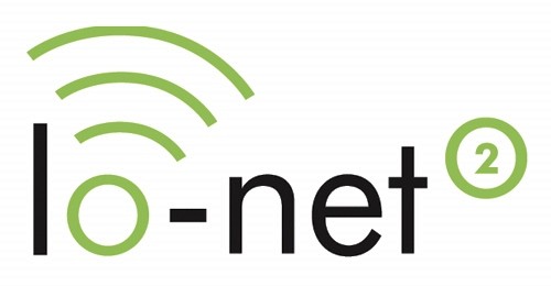 Logo von lo-net mit Wellen und der Zahl 2.