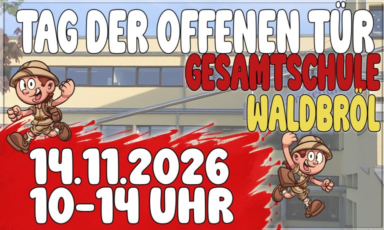 Tag der offenen Tür, Gesamtschule Waldbröl, 14.11.2026, 10 bis 14 Uhr
